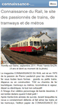 Mobile Screenshot of connaissance-du-rail.com